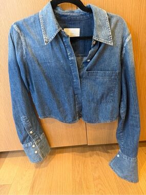 Citizens of Humanity Crop Denim Shirt
